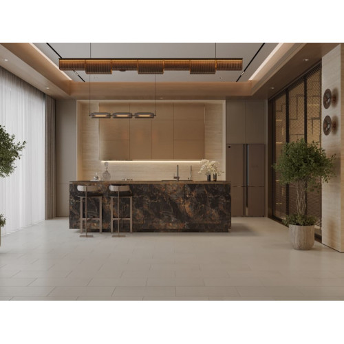 Ламинат Бежевый травертин (Travertine Beige) LF402-11